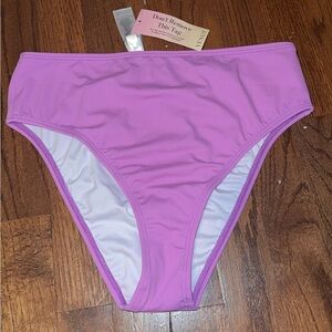 VENUS Purple High-Waisted Bikini Bottom